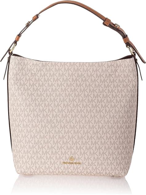 Michael Kors Signature Lucy Medium Hobo Shoulder Bag 